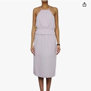 Violet Bcbg Generation Peplum Midi Slip Dress Size Small